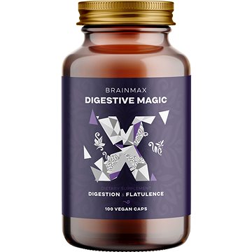 

BrainMax Digestive Magic, Podpora trávení, 100 rostlinných kapslí
