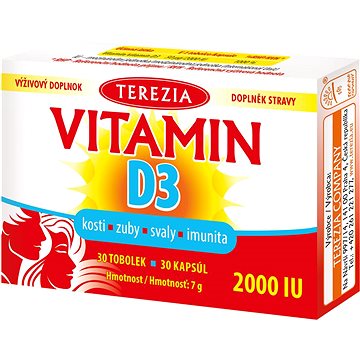 

TEREZIA Vitamin D3 2000 IU tob.30
