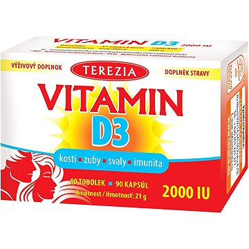

TEREZIA Vitamin D3 2000 IU tob.90
