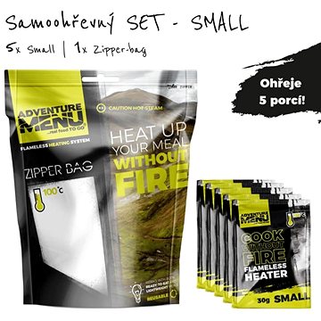 

Adventure Menu - Samoohřev Set 5 × 30 g + Zipper-bag