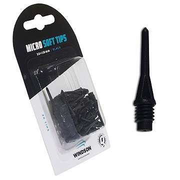 

Windson TIPS 2 × 25 mm 30 ks, černé