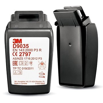 

3M Secure Click částicový filtr P3 R s pevným pouzdrem řady D9000