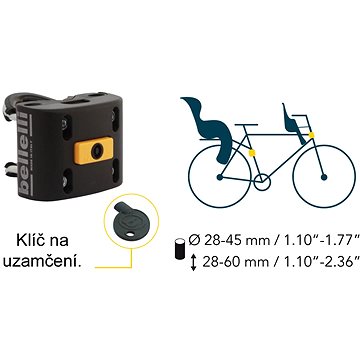 

Bellelli upevňovací systém k sedačkám na kolo , B,FIX