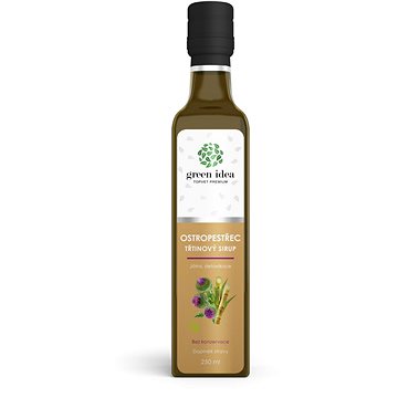 

GREEN IDEA Ostropestřec sirup - třtinový 250 ml