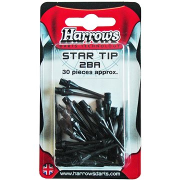 

Harrows STAR SOFT 30 ks v blistru, černé