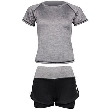 

Merco Runner Short 2W fitness set šedá S
