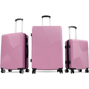 

Aga Travel Sada cestovních kufrů MR4654 Růžová