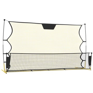

Shumee Fotbalový rebounder černý a žlutý, 183 × 85 × 120 cm, polyester