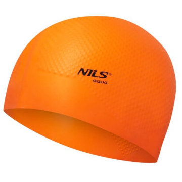 

NILS Aqua Silikonová čepice NQC Dots oranžová