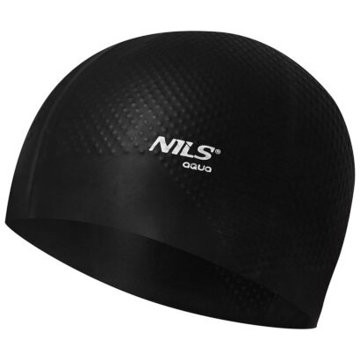 

NILS Aqua Silikonová čepice NQC Dots černá