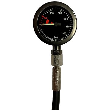 

Agama Manometr Tech Black 300 bar, s hadicí 65 cm