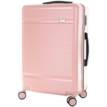 T-class - Střední cestovní kufr 2218, růžový, L