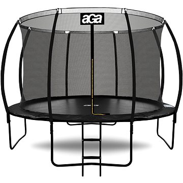 

Aga Sport Exclusive Trampolína 366 cm, černá, ochranná síť a žebřík