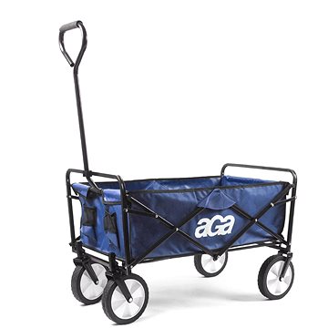 

Aga Skládací přepravní vozík MR4610 modrý