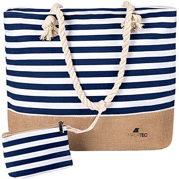 

Malatec 21157 Plážová taška 22 L modro-bílá
