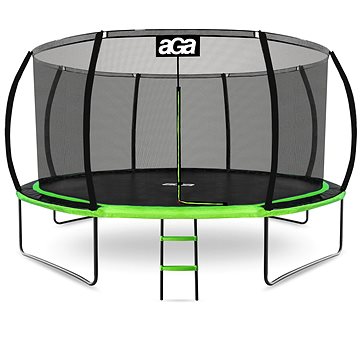 

Aga Sport Exclusive trampolína 430 cm, světle zelená + ochranná síť a žebřík