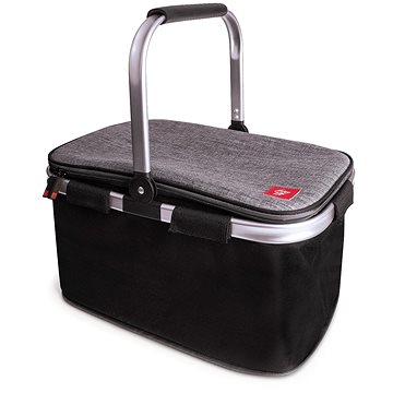 

IRIS Barcelona Piknikový termo košík Enjoy life 20 l, černošedý