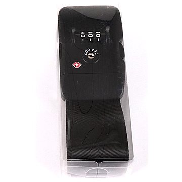 

T-class® Křížový popruh na kufr s TSA zámkem černý