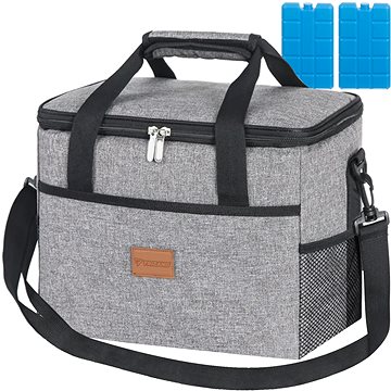 

Trizand 23842 Termotaška s chladicí vložkou na pláž, piknik, 20 l, šedá