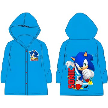 Nickelodeon Chlapecká pláštěnka tyrkysová vel. 116/122 - Ježek Sonic