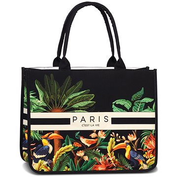 

Fabrizio Beach Bag Paris Black/Multicoloured