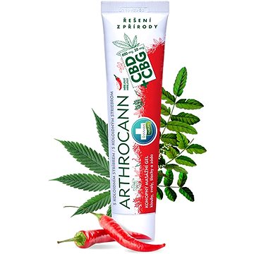 

Annabis Arthrocann hřejivý gel na klouby, svaly a šlachy 75 ml, s koloidním stříbrem