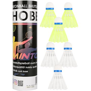 

Sunflex Hobby badmintonové míčky 6 ks
