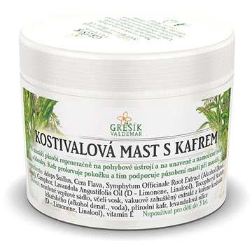 

Grešík Valdemar Kostiválová mast s kafrem 50 ml