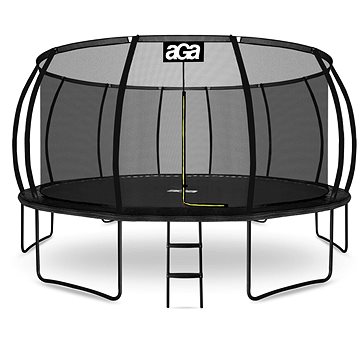 

Aga Sport Exclusive trampolína 500 cm černá + ochranná síť + žebřík