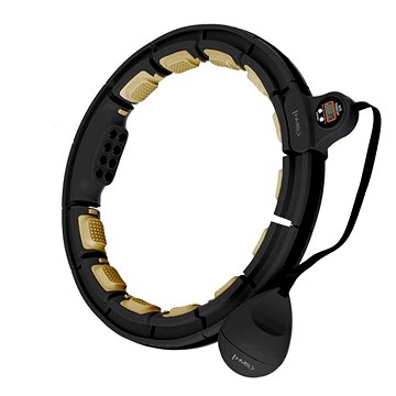 

HMS Masážní hula hoop HHM13 se závažím, magnety a počítadlem černý