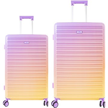 

Aga Travel Sada cestovních kufrů MR4673 Žlutá / Fialová
