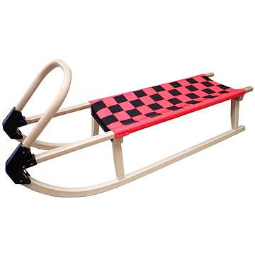 

KUBIsport Sáně 110 cm, dřevěné, červené