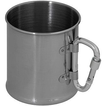 

MFH Hrnek nerezový 220 ml s karabinou FoX Outdoor