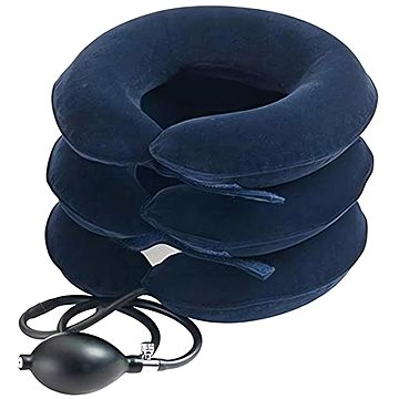 

Verk 24421 Fixační krční nafukovací trojpolštářek modrý