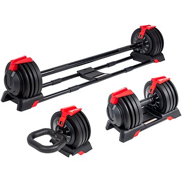 

ACRA sada nastavitelných činek 24 kg, 3v1