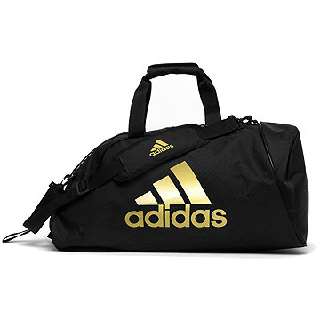

ADIDAS 2in1 Bag Polyester Combat Sports L, black/gold