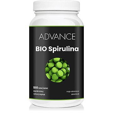 

ADVANCE Spirulina 1000 tablet - BIO certifikace