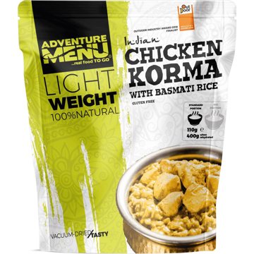 

Adventure Menu - Kuře Korma s rýží basmati