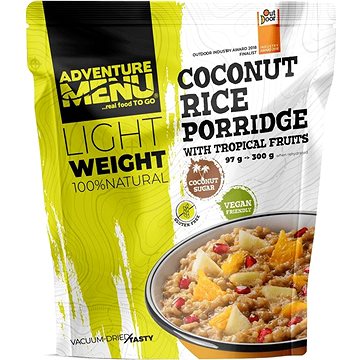 

Adventure Menu Lightweight - Rýžovo-kokosová kaše s tropickým ovocem