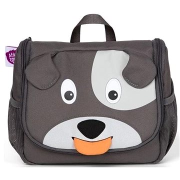 

Affenzahn Kids Toiletry Bag, Dog David, grey