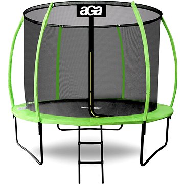 

Aga SPORT EXCLUSIVE Trampolína 305 cm Světle zelená + ochranná síť + žebřík