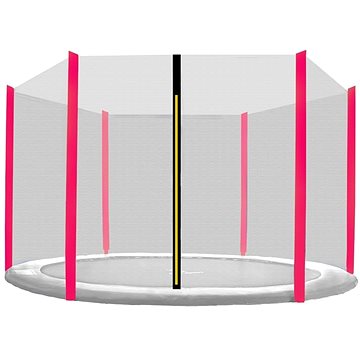

Aga Ochranná síť 250 cm na 6 tyčí Black net / Pink