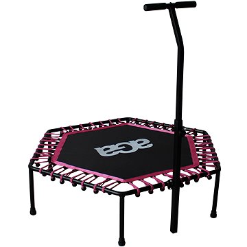 

Aga Fitness Trampolína + madlo 130 cm růžová