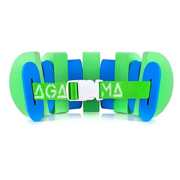 

Plavecký pás Agama SWIM (13 dílů/do 26 kg), zelená/modrá