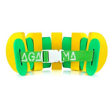 

Plavecký pás Agama SWIM (7 dílů/do 14 kg), žlutá/zelená