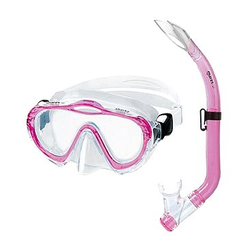 

Mares Dětský set maska a šnorchl Sharky set, růžová