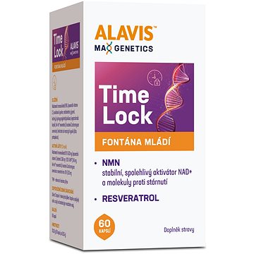 

Alavis Max Genetics Timelock NMN, 60 kapslí