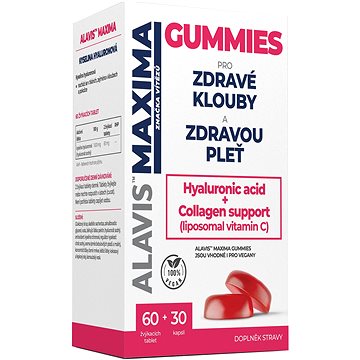 

ALAVIS MAXIMA Gummies 60 tablet + 30 kapslí