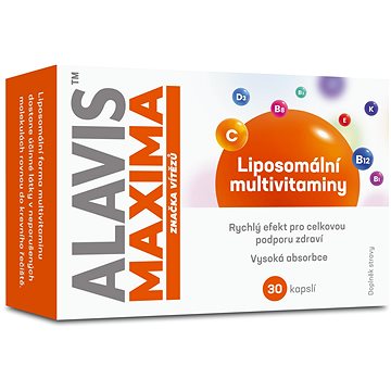 

ALAVIS MAXIMA Liposomální multivitaminy 30 kapslí