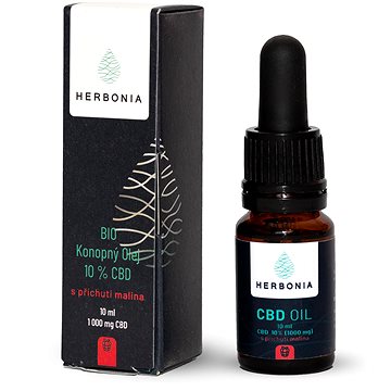 

Herbonia BIO Konopný Olej Malina - 10 % CBD